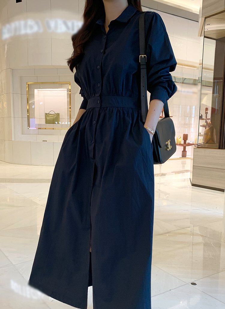 ウエストマークシャツワンピース | レディースファッション通販 - DHOLIC