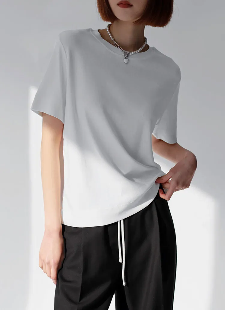モダール混半袖Tシャツ | ANAIS | 詳細画像1