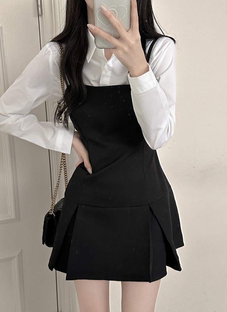 プリーツビスチェミニワンピース | レディースファッション通販 - DHOLIC