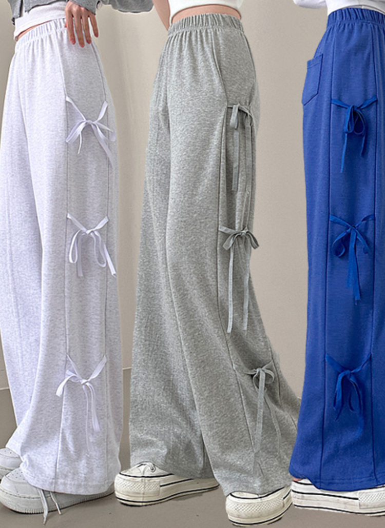 タイムセール新品定価以下HEVEヘイヴ　リボンドットパンツ　チャコール CATEGORY パンツ | HEVE