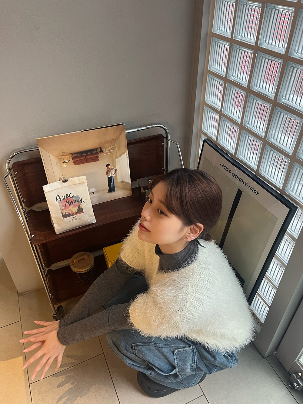 半袖シャギーカーディガン | 詳細画像5