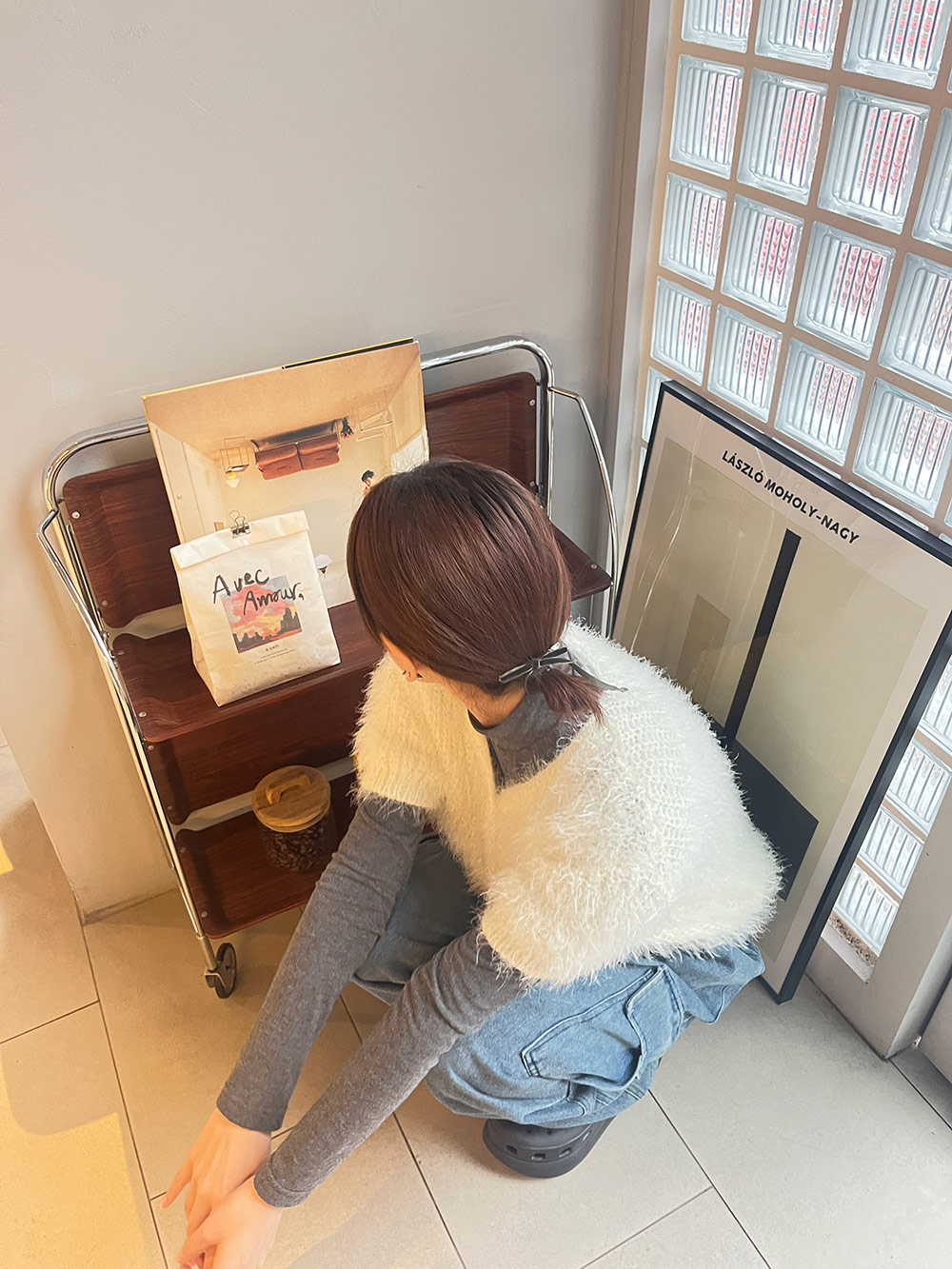 半袖シャギーカーディガン | 詳細画像14