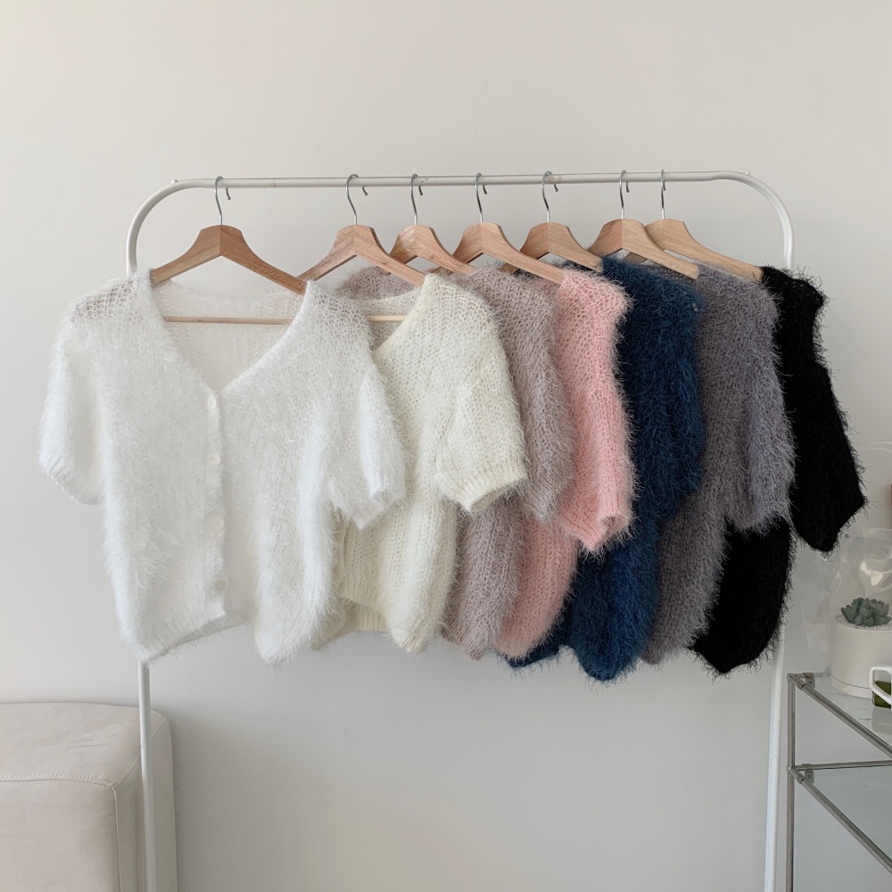 半袖シャギーカーディガン | 詳細画像20