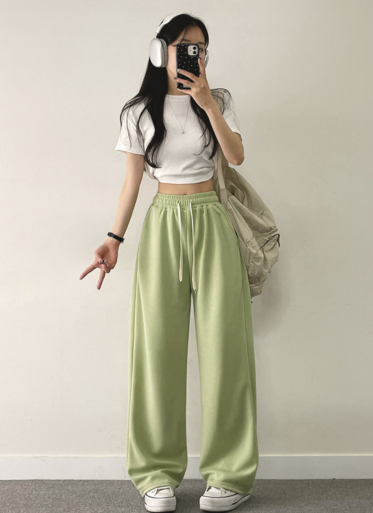 2TYPEワイドフィットスウェットパンツ | レディースファッション通販