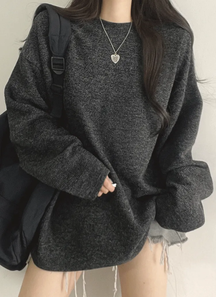 ルーズフィット長袖Tシャツ | withhuilin | 詳細画像1