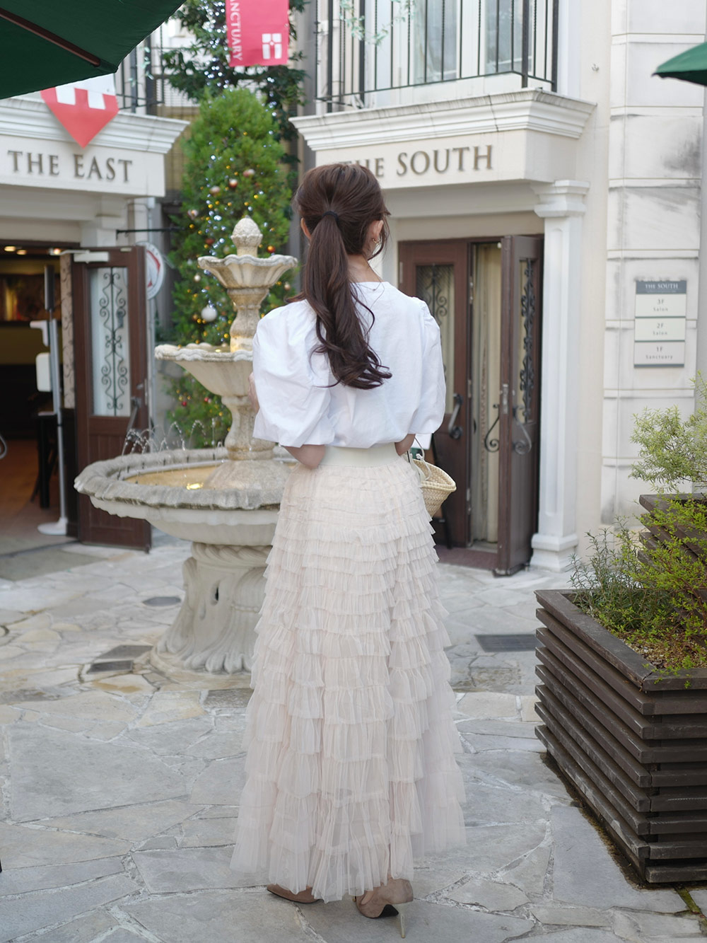 COCODEAL (ココディール）アシメティアードスカート 23春夏.【73217307】フレアスカート 23sp - 通販セレクトショップ  HeartySelect | TODAYFUL.SNIDEL.CELFORD.COCO DEAL等正規取扱 大阪枚方くずは アシメラッフルティアードスカート　COCODEAL