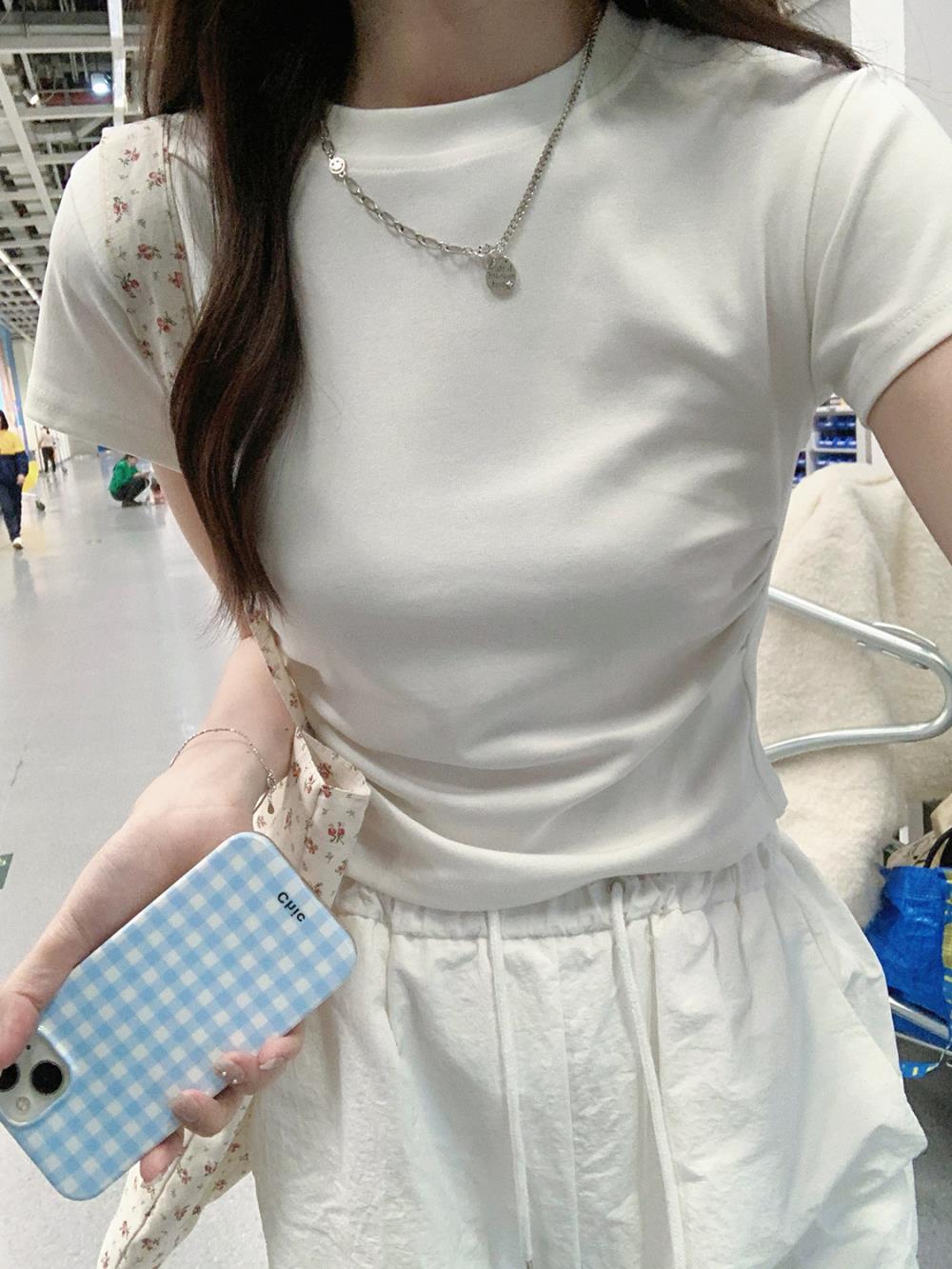ラウンドネックショートスリーブTシャツ | 詳細画像10