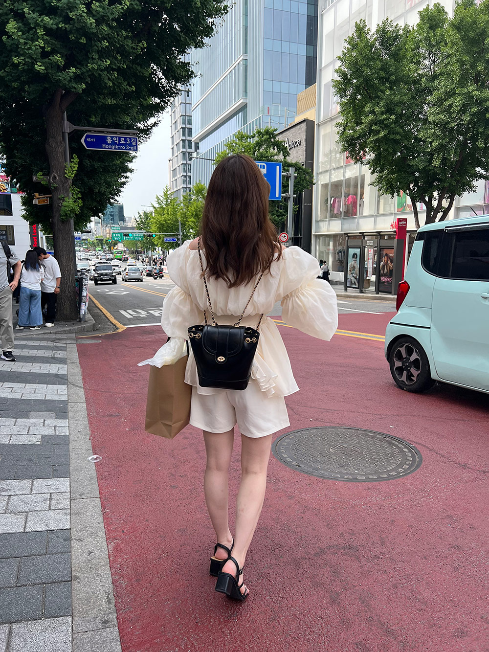 セール】chiffon off shoulder blouse / シフォンオフショルダー