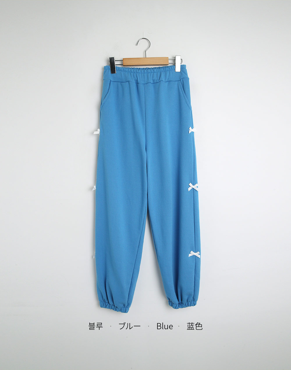 サイドリボンコットンスウェットパンツ | 詳細画像20