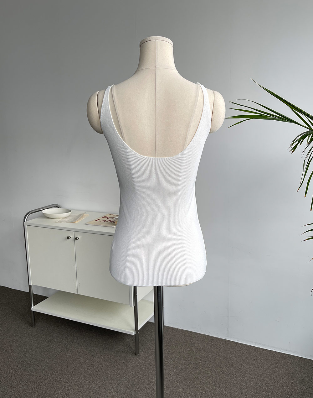 [残り1点]レースVネックバックレスニットキャミソール | DHOLIC | 詳細画像8