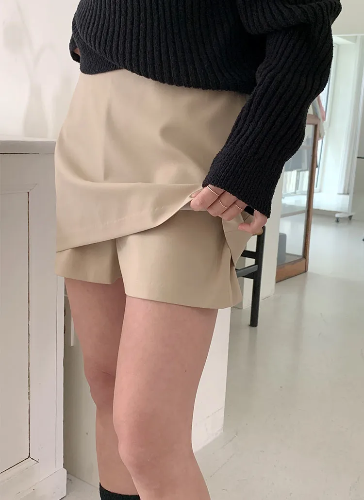 ミニスカートパンツ(beige) | Unique luce | 詳細画像1