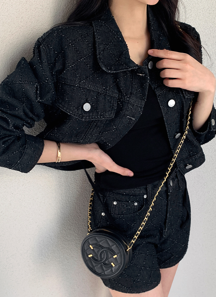 d.i.a. ダイア ダイヤ デニムジャケット 数量限定販売 】黒染めタイダイカラーデニムジャケット イタチ