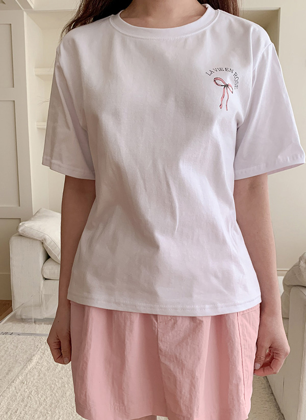 リボン半袖Tシャツ | レディースファッション通販 - DHOLIC