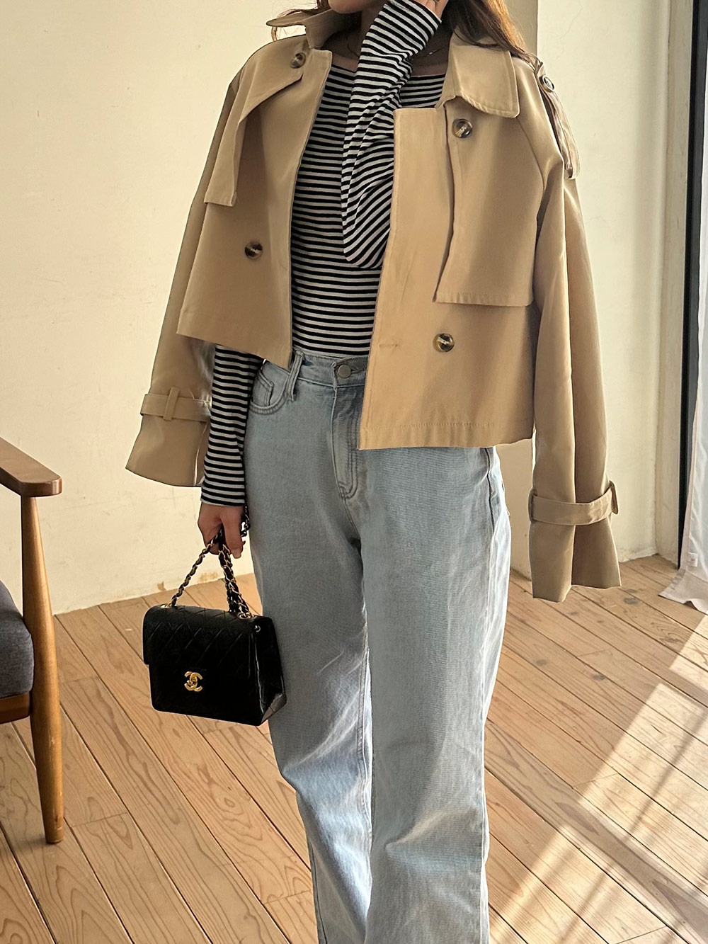 クロップドコットントレンチジャケット | 詳細画像13