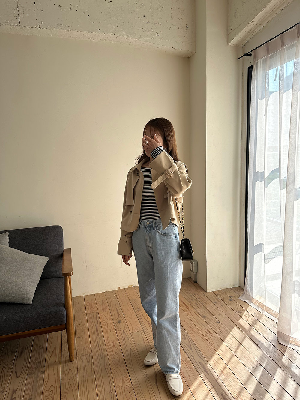 クロップドコットントレンチジャケット | 詳細画像15