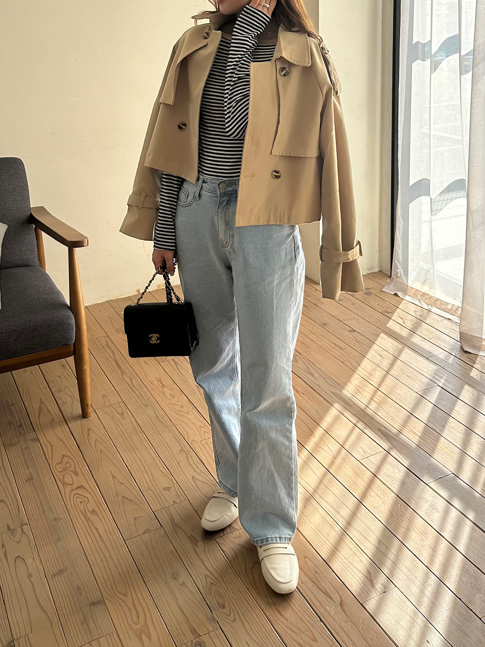 クロップドコットントレンチジャケット | 詳細画像17