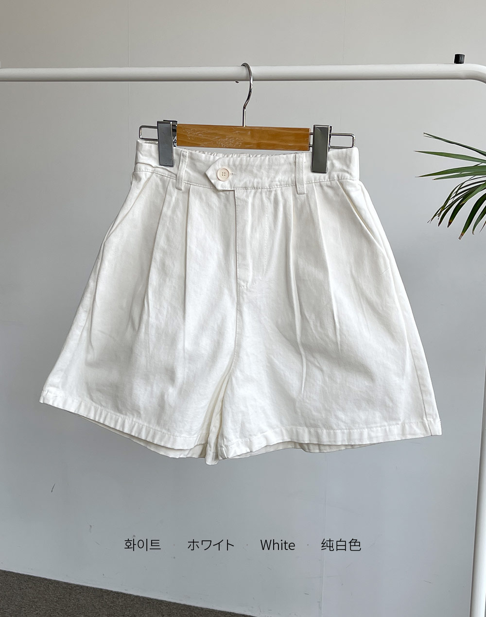 [残り1点]タックイージーショートパンツ | DHOLIC | 詳細画像4