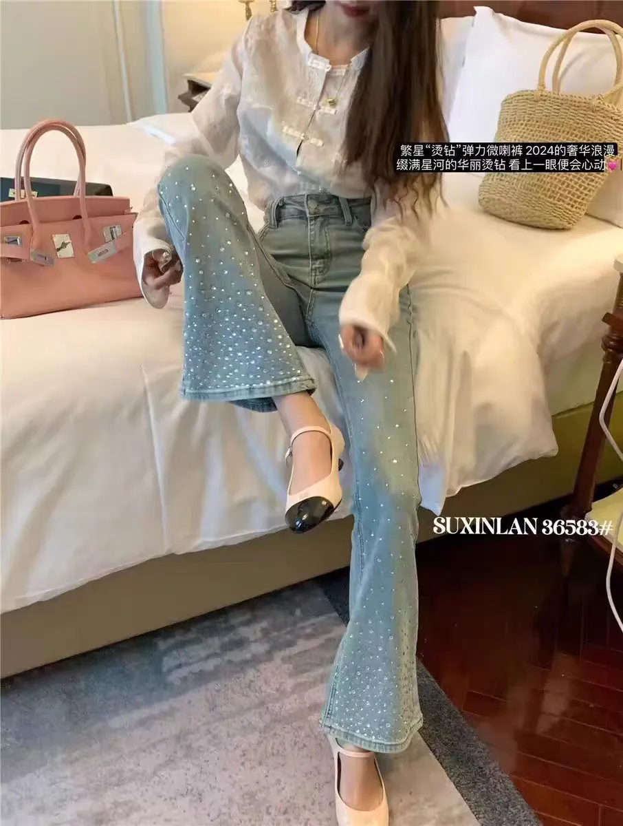 【SELF PORTRAIT】ミディドレス デニム フレア ペプラム 送関込 Denim Flared Mini Dress – self-portrait-US