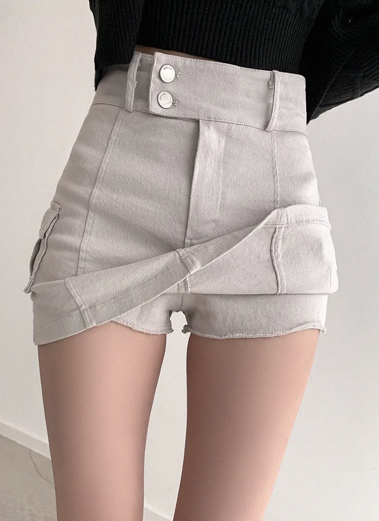 ハイウエストツーボタンスカートパンツ | JESSIYA | 詳細画像1