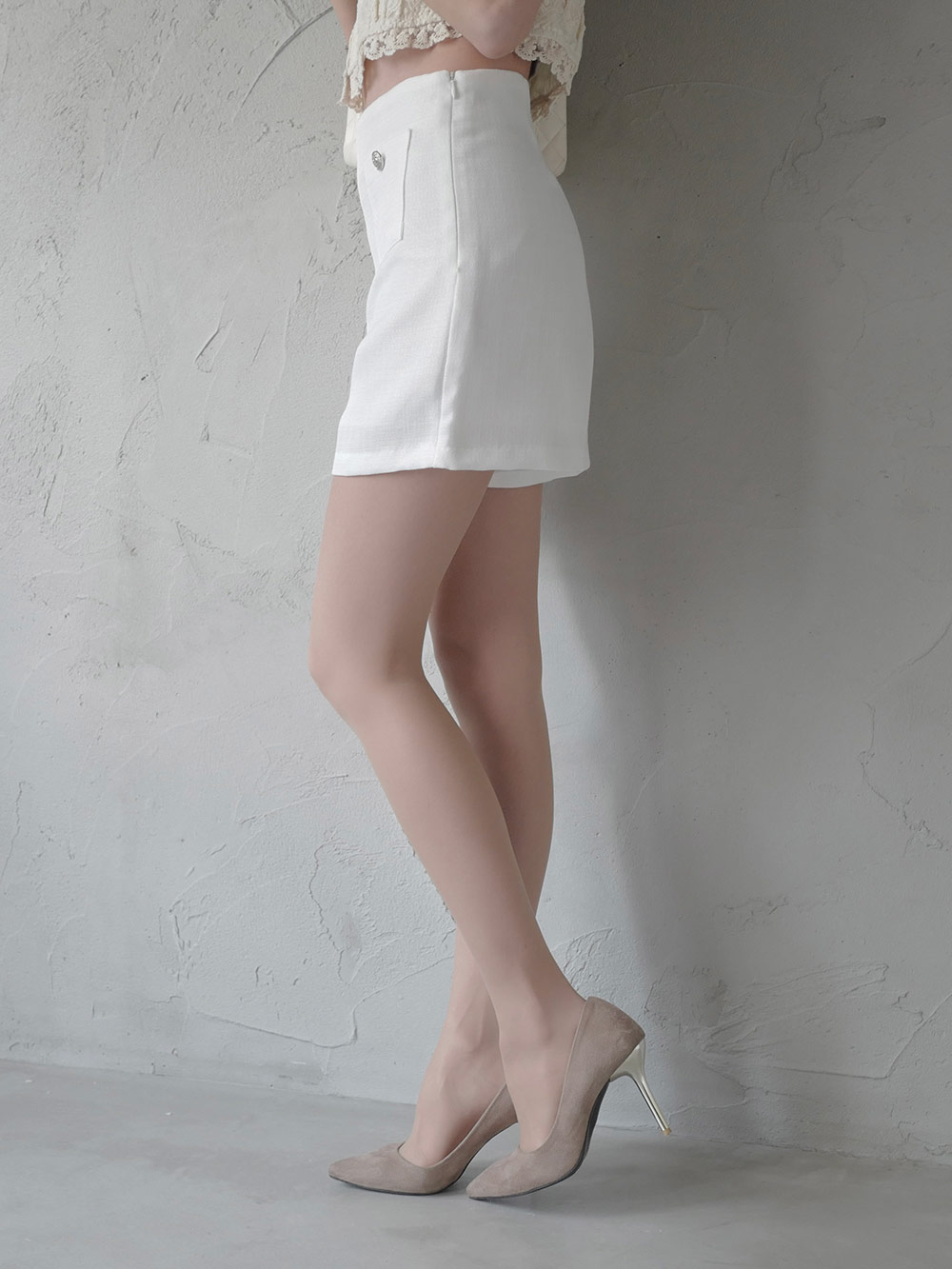 ツーボタンポケットツイードショートパンツ | 詳細画像8