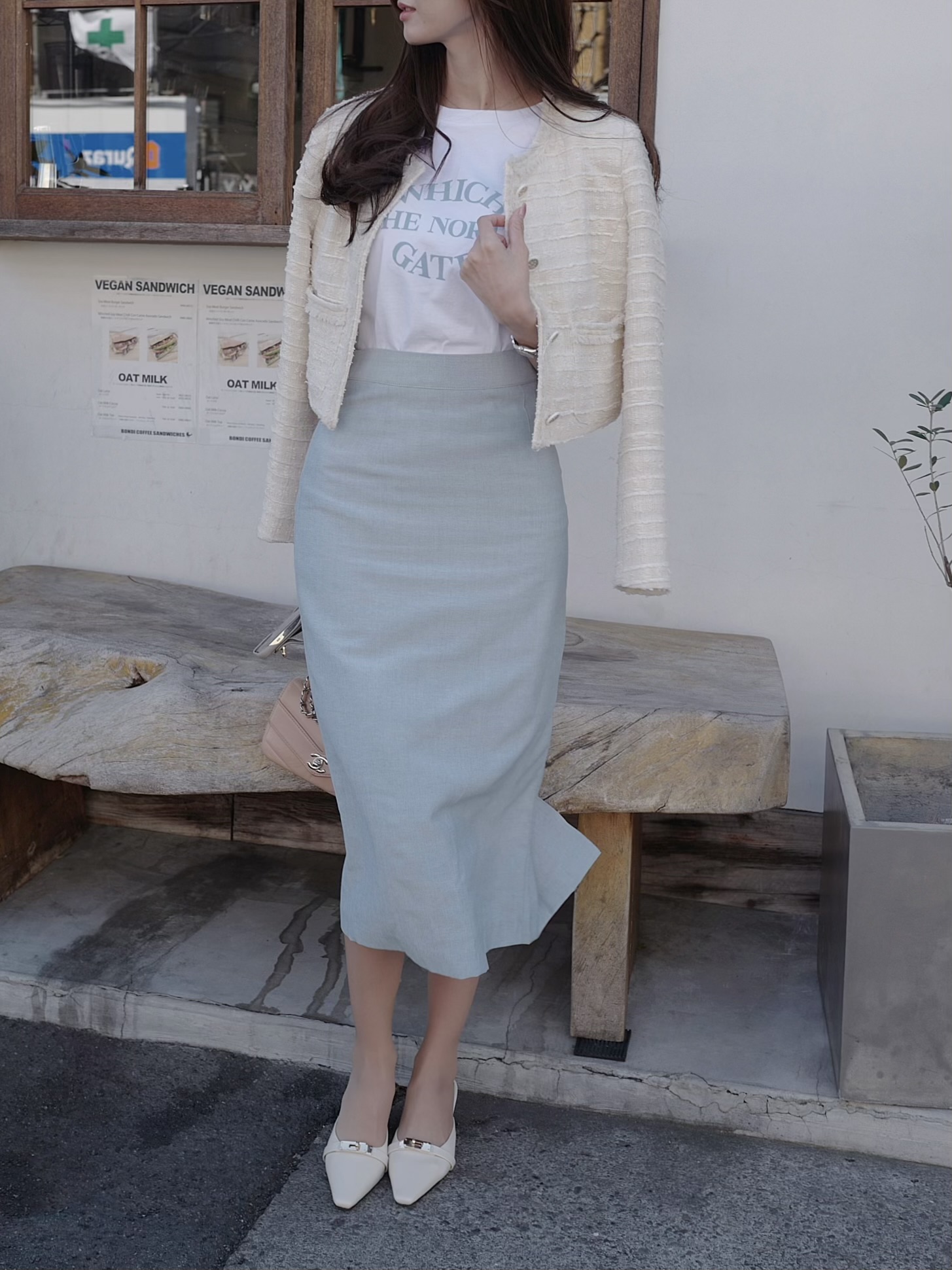 ツイードノーカラークロップドジャケット | 詳細画像9