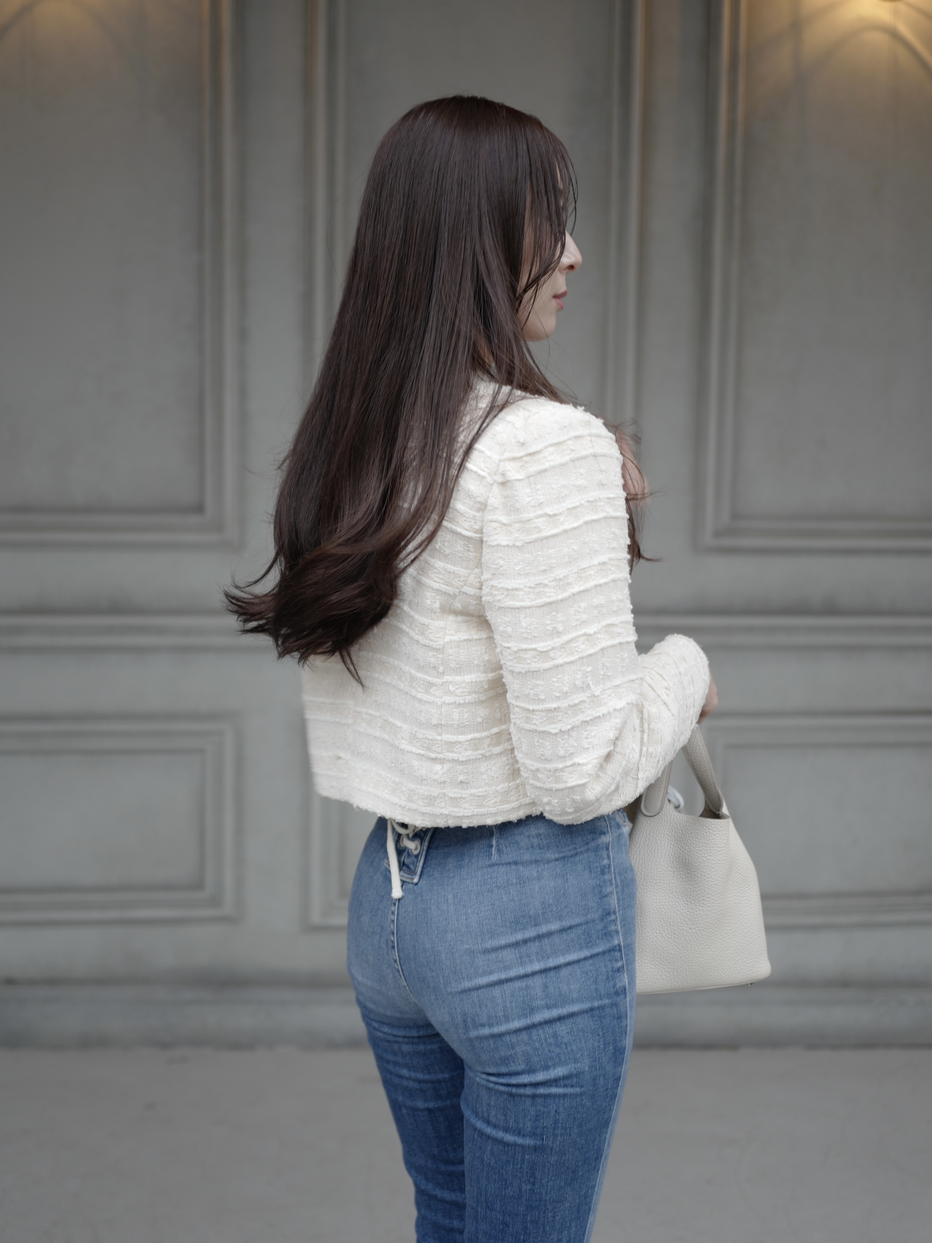 ツイードノーカラークロップドジャケット | 詳細画像14