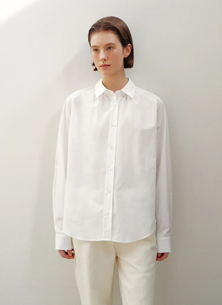 ギャザーストライプシャツ(white) | 詳細画像1