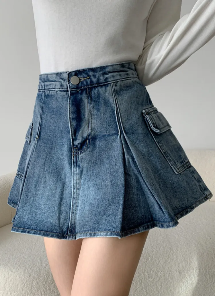 d.i.a. 物々しい ダイヤ フリル デニムスカート レア ローライズ 平成  