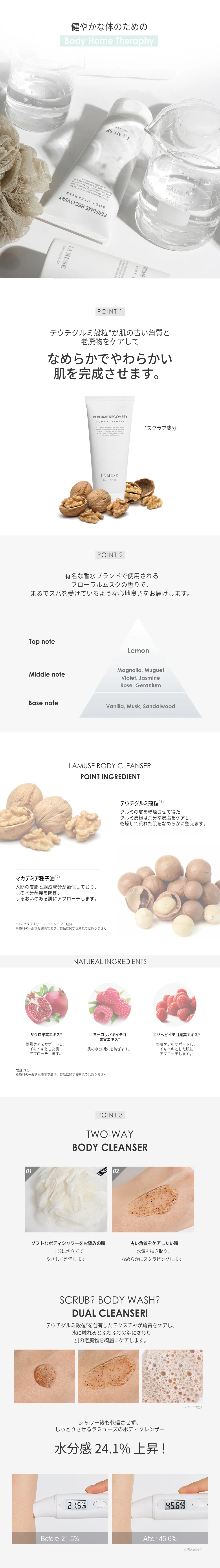 [ラミューズ] パフュームリカバリーボディクレンザー | 詳細画像3