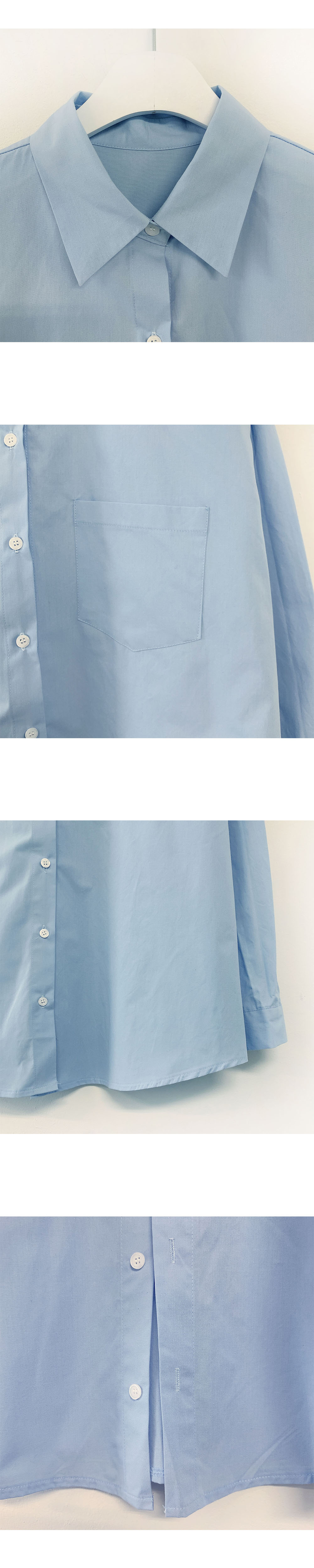 バックボタンスリットオーバーコットンシャツ | 詳細画像16