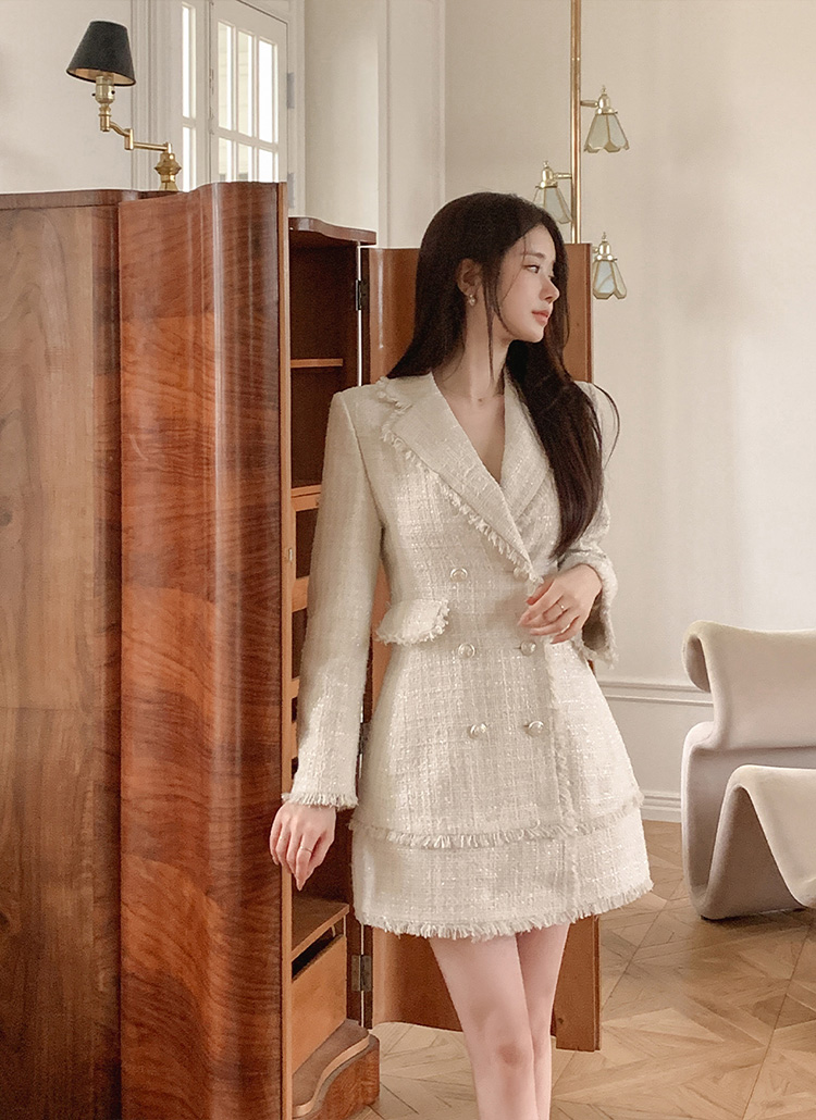 2WAYツイードワンピース | レディースファッション通販 - DHOLIC