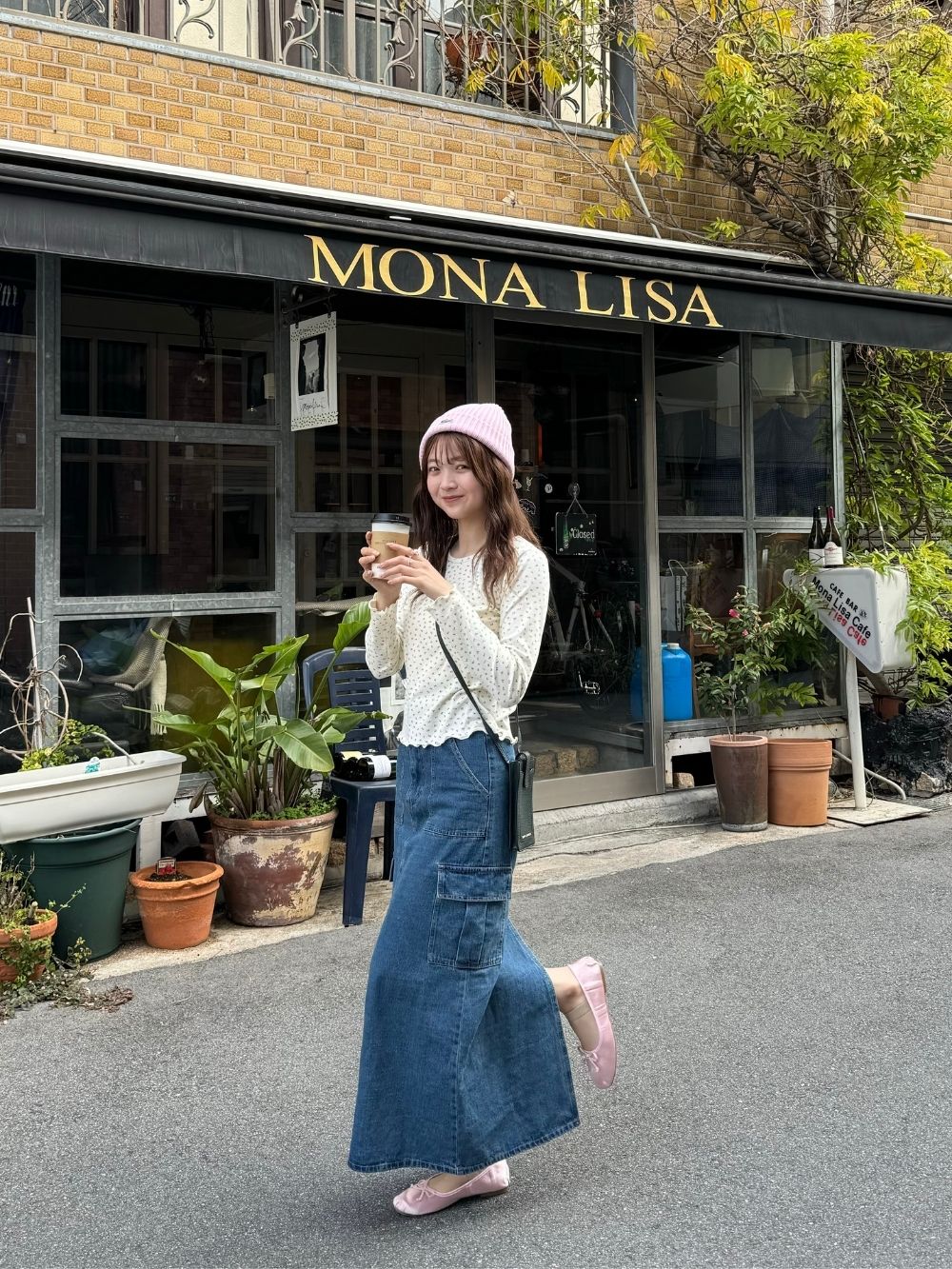 小花柄メロウロングスリーブTシャツ | レディースファッション 小花柄メロウロングスリーブTシャツ | レディースファッション