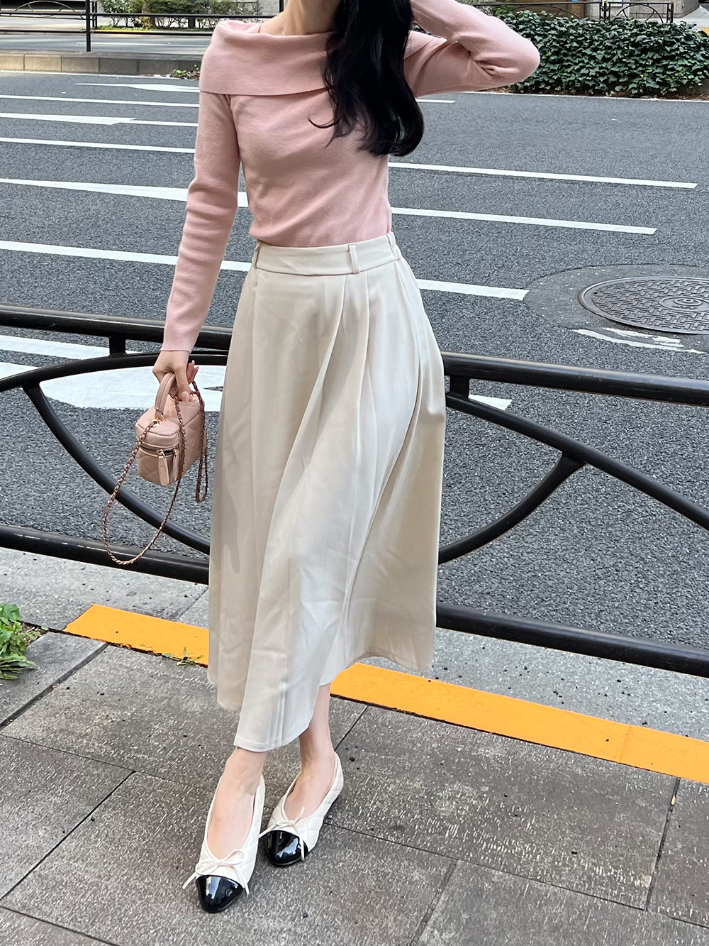 オフショル風クロップドニット | レディースファッション通販 - DHOLIC