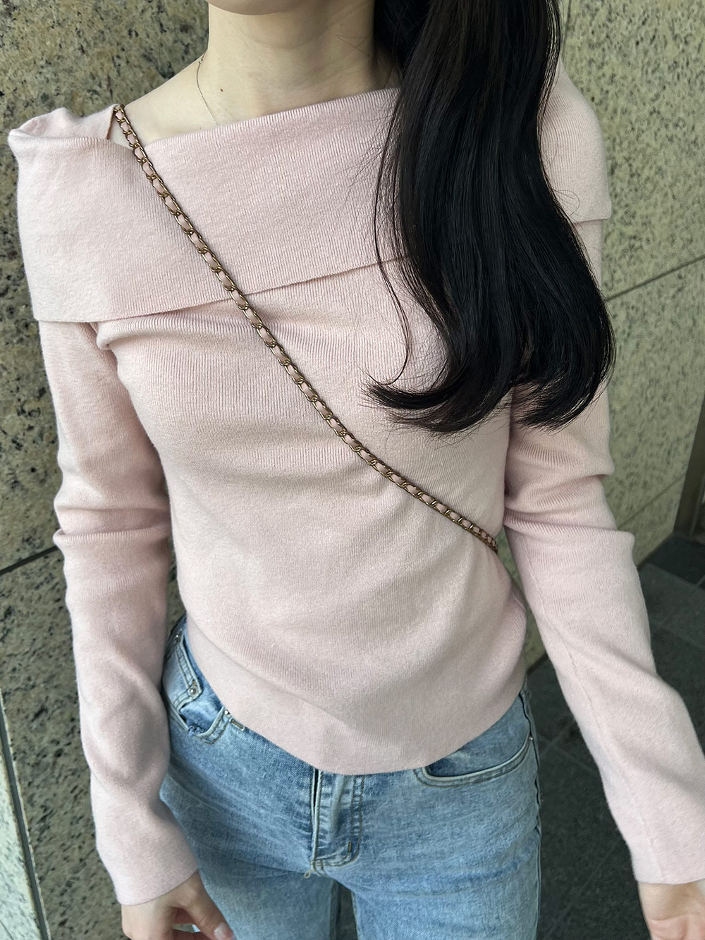 オフショル風クロップドニット | 詳細画像13