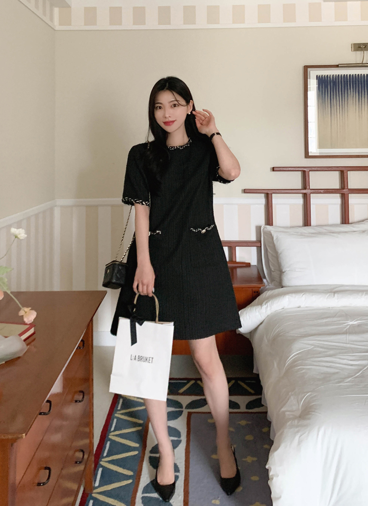 専用☆Dolce & Gabbana 半袖 ツィードワンピース ラメツイード半袖ワンピース | レディースファッション通販 - DHOLIC