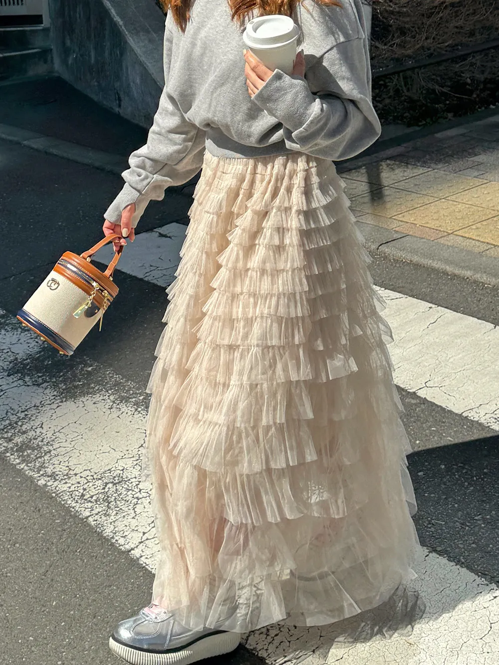 送料込500円♡】ふわふわチュール 付け替える マーメイドリボン
