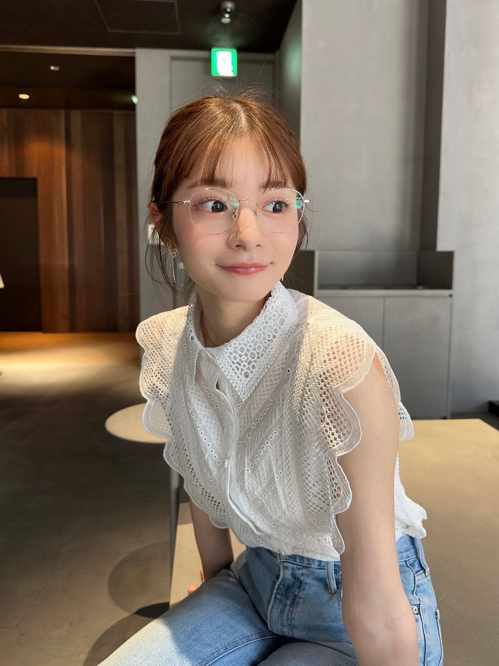 ＊再入荷*スカラップレースノースリーブ | 詳細画像4