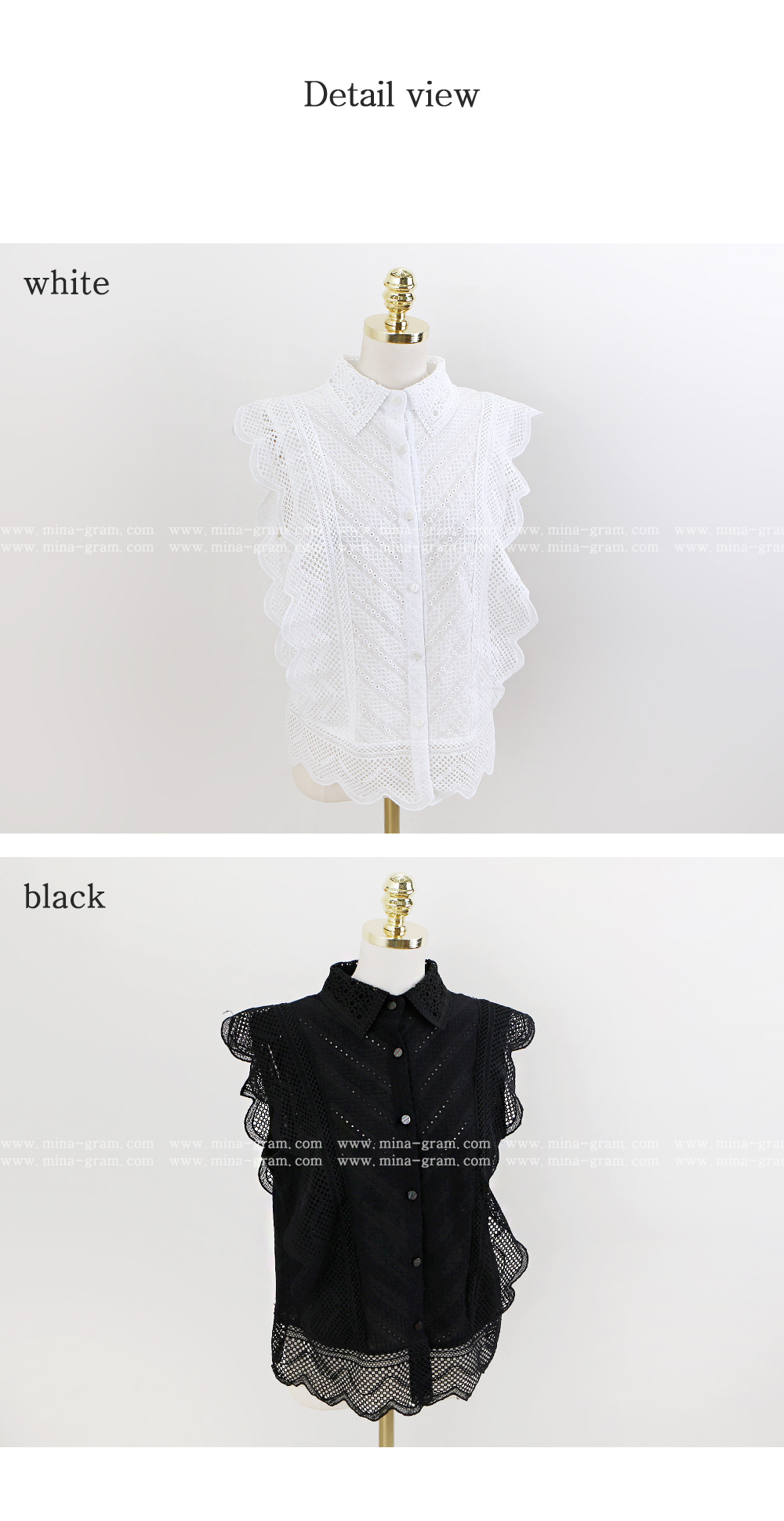 ＊再入荷*スカラップレースノースリーブ | 詳細画像14