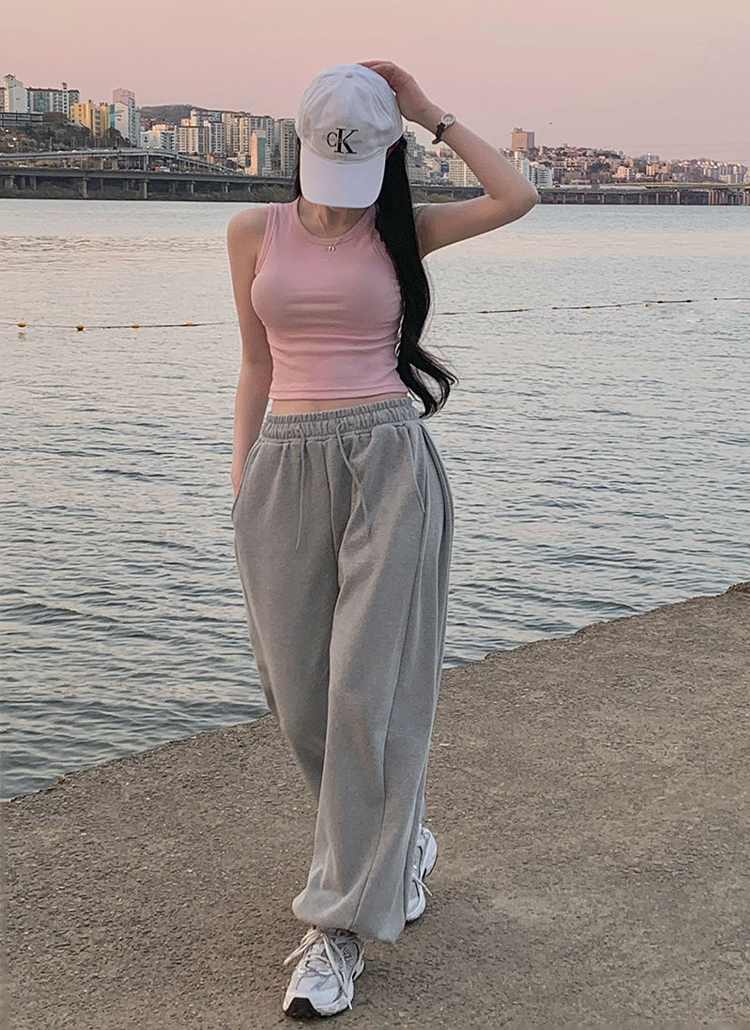 beidelli made]ドロストワイドスウェットパンツ | レディース