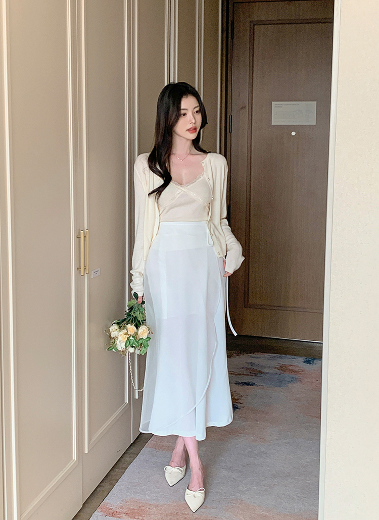 オーガンジーマーメイドスカート | レディースファッション通販 - DHOLIC