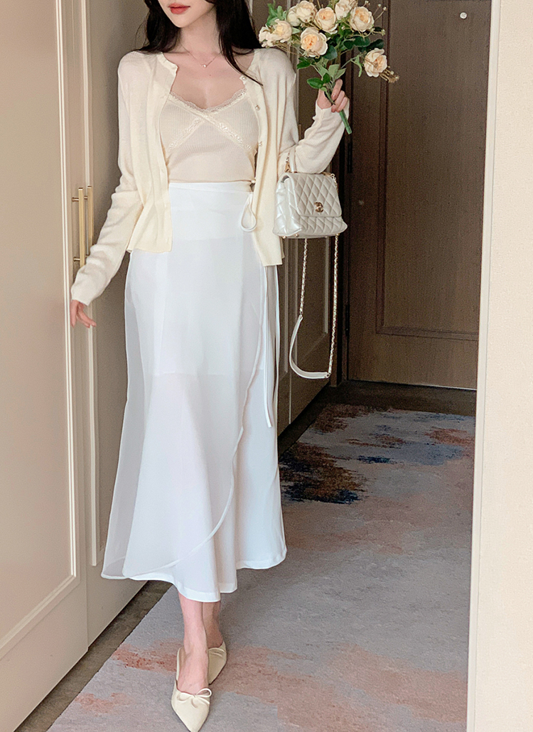 オーガンジーマーメイドスカート | レディースファッション通販 - DHOLIC