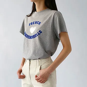 FRENCHハート半袖Tシャツ | ANAIS | 詳細画像1