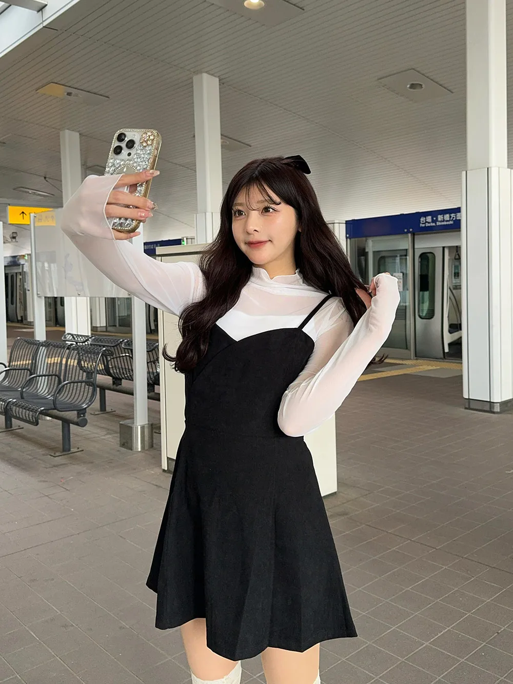 Aラインキャミワンピース | レディースファッション通販 - DHOLIC 