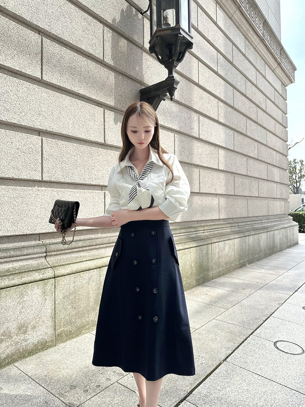 トレンチライクフレアスカート | 詳細画像8