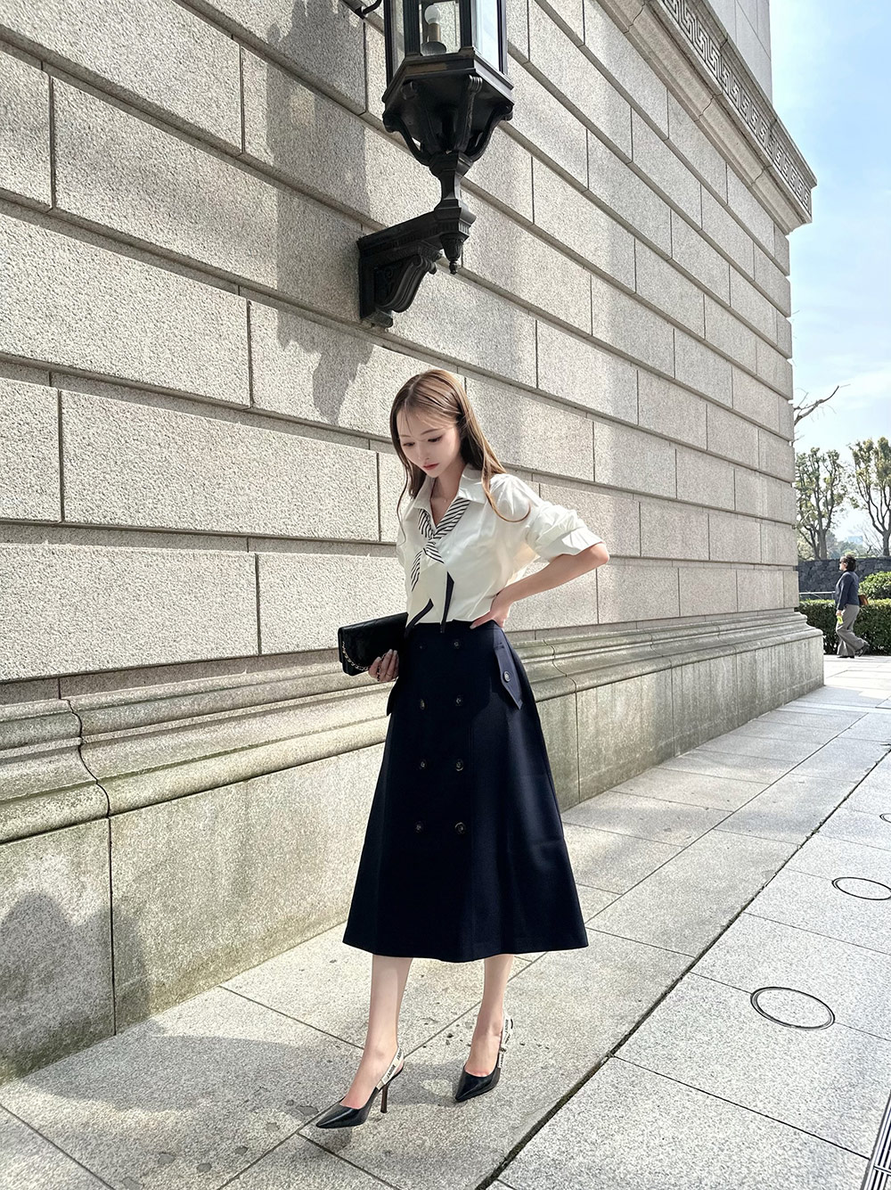 トレンチライクフレアスカート | 詳細画像11