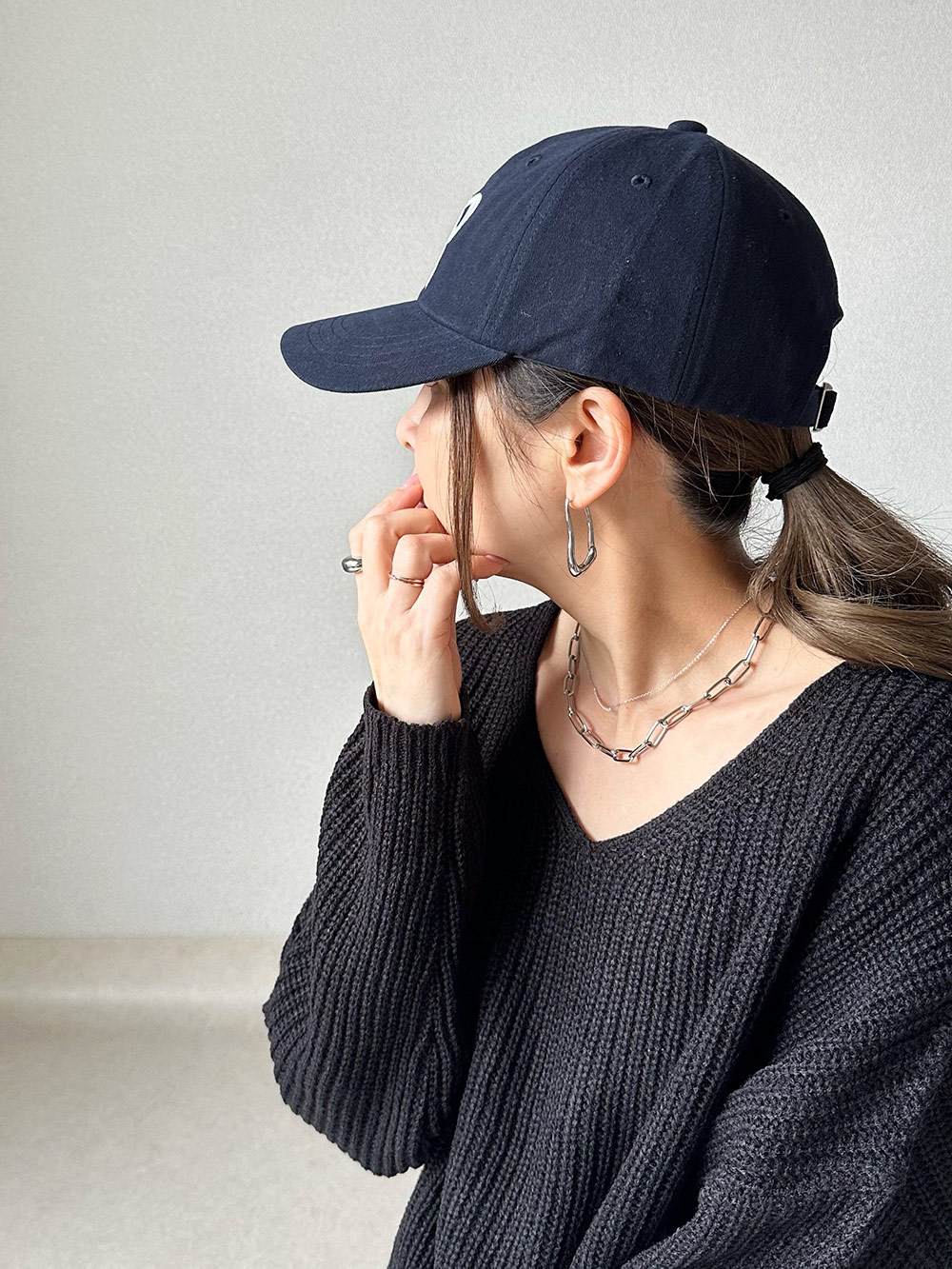 リボン刺繍キャップ | レディースファッション通販 - DHOLIC