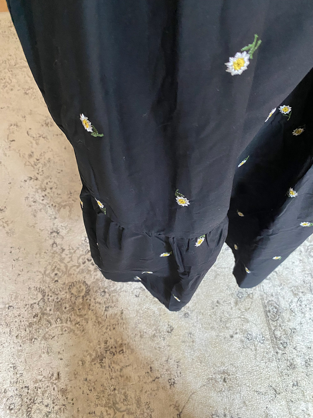 *再入荷*リネン混花柄ティアードワンピース | 詳細画像18