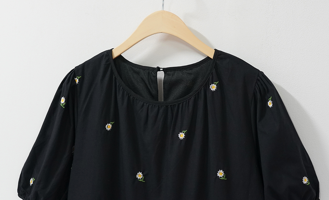 *再入荷*リネン混花柄ティアードワンピース | 詳細画像21