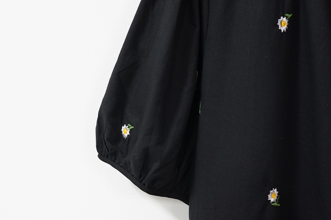 *再入荷*リネン混花柄ティアードワンピース | 詳細画像22