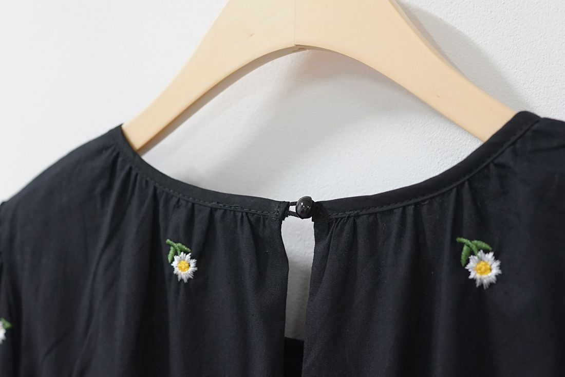 *再入荷*リネン混花柄ティアードワンピース | 詳細画像23